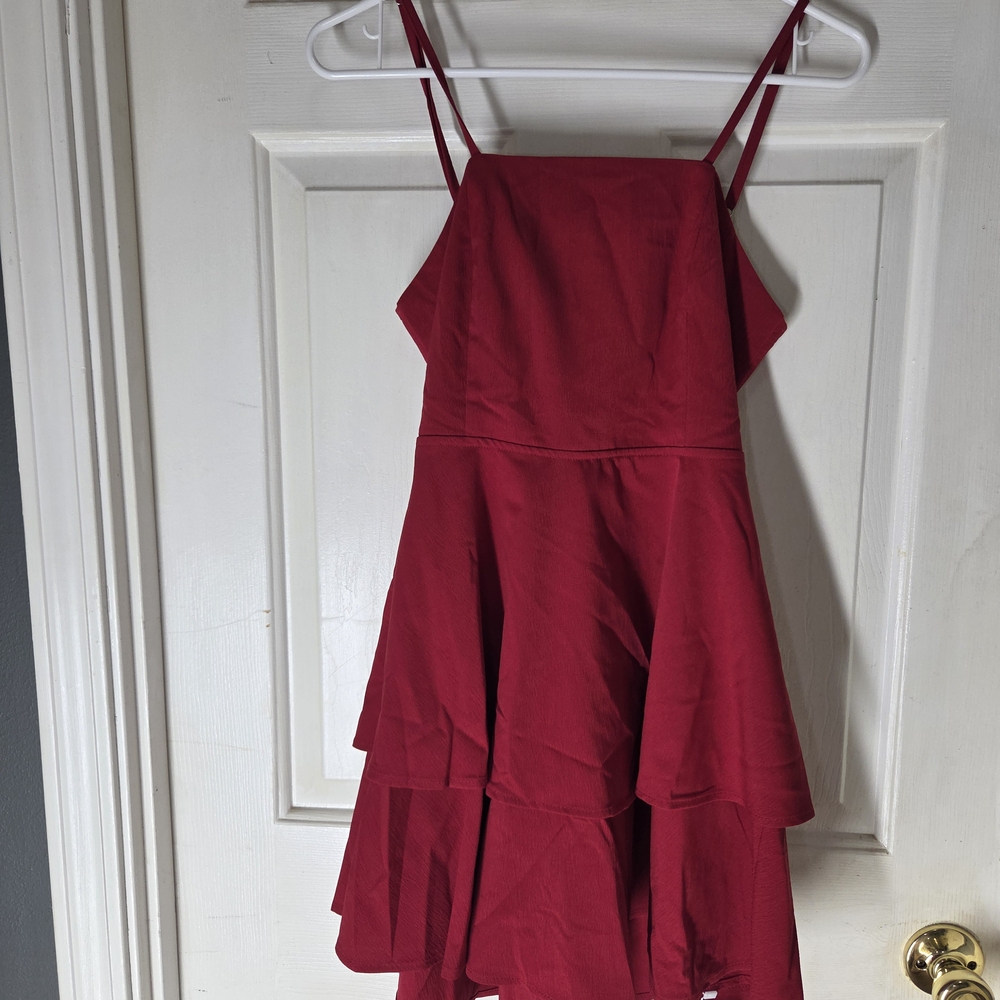 Red Sleeveless Dress Size Small - Picture 2 of 8
